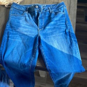 American Eagle size 14 long skinny jeans - used but good condition